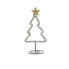 Beaded Silver Outline Christmas Tree from Walther & Co, Denmark