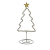 Beaded Silver Outline Christmas Tree from Walther & Co, Denmark