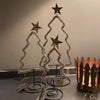 Beaded Silver Outline Christmas Tree from Walther & Co, Denmark
