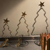 Beaded Silver Outline Christmas Tree from Walther & Co, Denmark