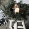 Faux Fir Wreath with LED Lights