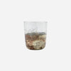 metallic recycled glass tealight holder gem house doctor