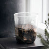 metallic glass tealight holder