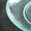 Bubble Glass Plate - Large - Aqua Blue or Green
