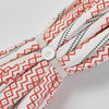 Tuscan Sun Parasol - Red and Green Patterned Stripe