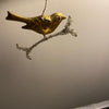 Brass Bird on Twig Hanging Decoration - Walther & Co, Denmark