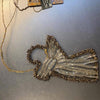 Hanging beaded angel with silver dress Walther & Co Denmark