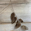 Hanging gold bead leaves decoration Walther & co 
