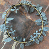 Walther & co Denmark zinc and brass floral wreath