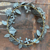 Zinc Flower and Leaf Wreath Decoration - Walther & Co, Denmark