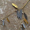 Hanging Brass and Zinc Mistletoe Spray - 44cm - Walther & Co