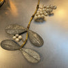 Hanging Zinc Snowberry Branch by Walther & Co, Denmark