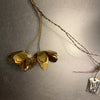 Hanging Brass Christmas Rose Decoration Walther & Co Denmark