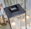 Tall Antiqued Metal Box Lantern - Sienna - Three Sizes - Greige - Home & Garden - Chiswick, London W4 