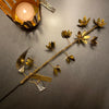 Long gold flower stem Walther & Co Denmark