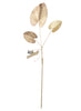 Tall Brass Leaves Foliage Stem - 45cm - Botanical Range - Walther & Co