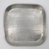 Malva Antique Silver Finish Square Tray - 35cm