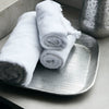 Malva Antique Silver Finish Square Tray - 35cm