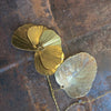 Brass Pansy Flower Hanging Decoration - Walther & Co, Denmark