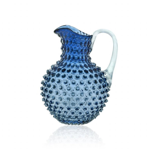Hobnail Jug - 2L Round - Underlay Blue Smoke