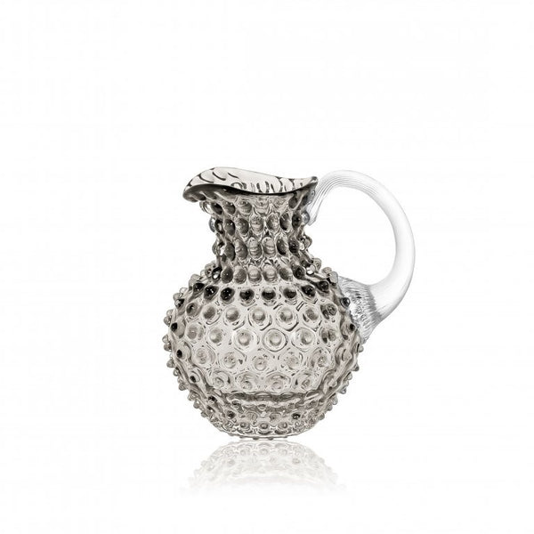 Hobnail Jug - 1L Round - Underlay Black Smoke