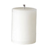 Rustic Outdoor Event Candle - White