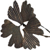 Gingko Leaf Napkin Ring - Set of Four - Antique Brass