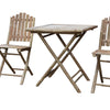 Bamboo Garden Set - Table and Two Chairs