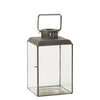 Antiqued Metal Antibes Lantern - Three Sizes - Greige - Home & Garden - Chiswick, London W4 