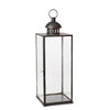 Antiqued Metal Albi Lantern - Three Sizes - Greige - Home & Garden - Chiswick, London W4 