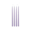Broste Copenhagen Tapered Candles - Set of Four - Orchid Light Purple
