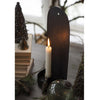 Aged Metal Wall Candle Holder - Dark Rust