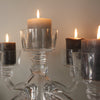 Stunning Clear Glass Candelabra - 3 or 5 Arm - Greige - Home & Garden - Chiswick, London W4 