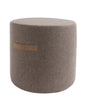 Sara Round Pure Wool Pouffe or Footstool - 40x40cm - Greige - Home & Garden - Chiswick, London W4 