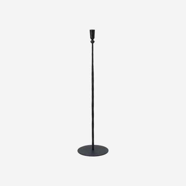 Handmade Black Iron Candlestick - Four Sizes
