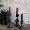 Antique Black Candlestick - Three Styles