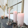 Metal Flower Candle Holder for Mini Dinner Candle