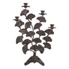 Antique Brass Ginkgo Leaf Candelabra