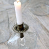 Antique Brass Decorative Bottle-Top Candleholder