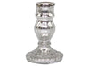 Short Antique Silver Candlestick for Taper Candle