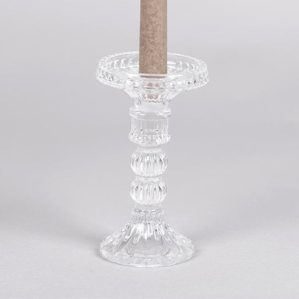 Camilla Glass Candlestick - Two Size Options