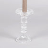 Camilla Glass Candlestick - for Dinner or Pillar Candle