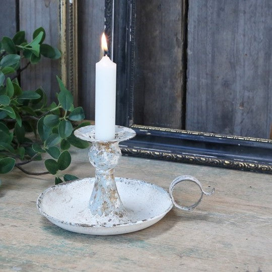 Cream candle outlet holders