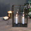 double box lantern candle holder for mini dinner candle