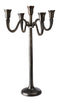 Raw Black Metal Candelabra - Three Sizes - Greige - Home & Garden - Chiswick, London W4 