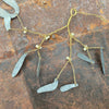 Hanging Brass Mistletoe with Zinc Leaves - Walther & Co