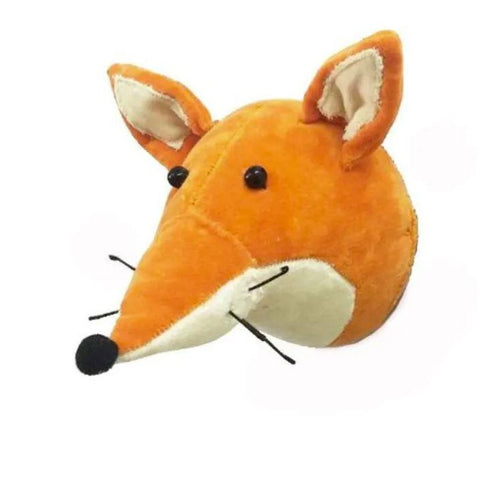 Mini Velvet Fox Head by Fiona Walker