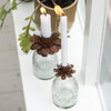 Flower Bottle Top Holder for Thin Taper Candle
