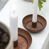 Rust Holder for Thin Taper or Regular Dinner Candle