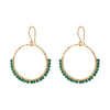 Kindness Aventurine Gold Plated Earrings - A Beautiful Story